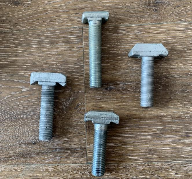 4.8 grade low carbon steel t head bolt