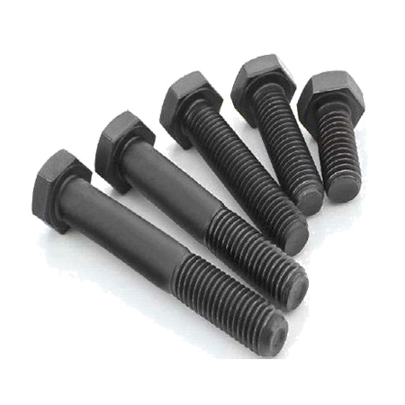 8.8 Hex bolt plain in black oxided