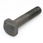 8.8 high strength square bolt black oxide