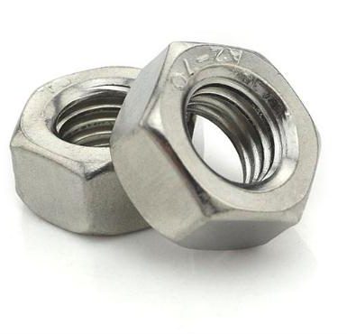 A2 70 hex nut din934 plain polish