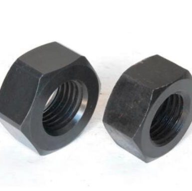 ASME standard hex nut black oxide