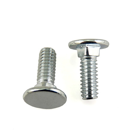 Low Shoulder 5/16 Inch x 18 x 3/4 Inch Round Head Zinc Plated Carriage Bolt