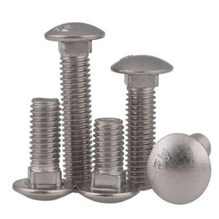 hot dip galvanized round head ribbed square neck carriage bolt