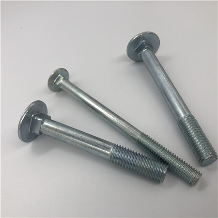 Shanghai Fasteners Supplier DIN 603 M8 1/4 Carbon Steel Class 8.8 Round Head carriage bolt