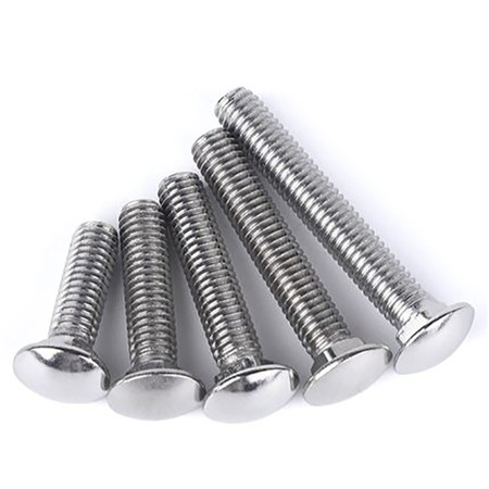 Hot Dip Galvanized square hole long neck m14 chrome carriage bolt DIN603