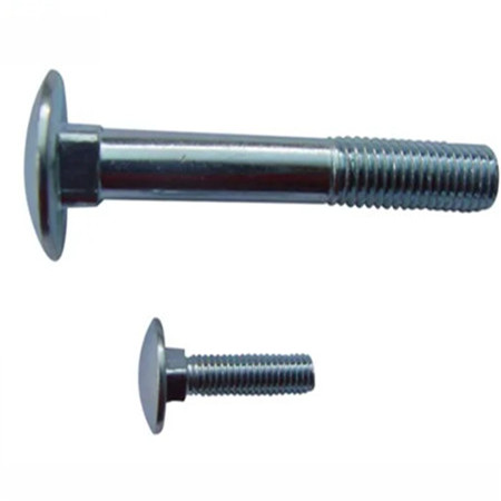 aluminum slot profile oval head long neck carriage bolt mushroom head bolt with thread