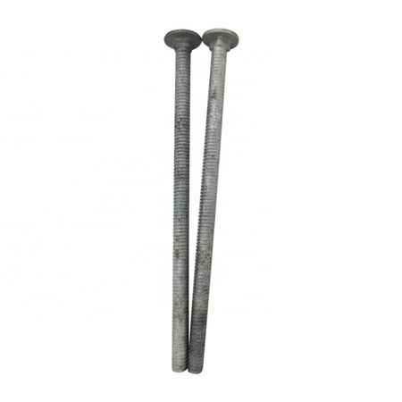 M6 Half Round Cup Head Square Neck Bolts