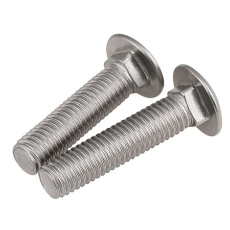 JINGHONG SS 304 Long Neck Carriage Bolt Square Coach Screws