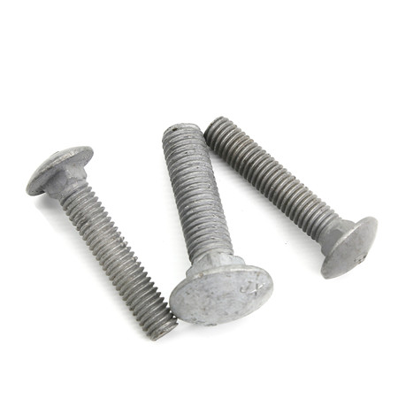 DIN 603 hot sale carbon steel zinc plated full thread mshroom head square neck carriage bolt