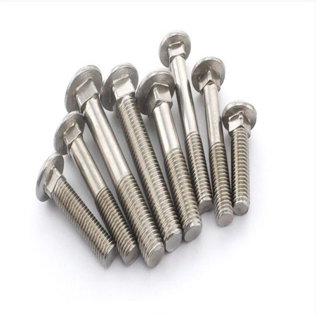 Din603 Galvanized Bolts 8.8 DIN4.8 8.8 Half Thread Cup Head Round Head Hot Dipped Galvanized DIN603 Carriage Bolts