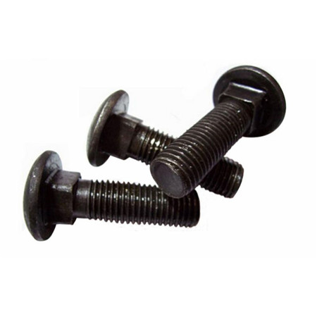 Din 605 zinc plated ribbed neck carriage bolt ansi