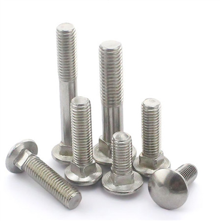 din 603 6mm flat head chrome Stainless Steel M12 M14 M16 Carriage Bolt