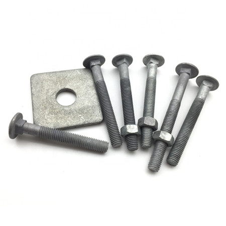 DIN603 12 Inch White Galvanized Square Head Carriage Bolt m10 Prices