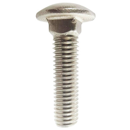 Steel metric round neck smooth domed head carriage bolt