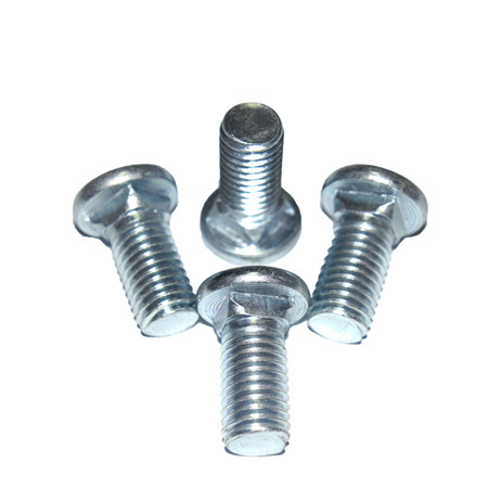 General Purpose Threaded Coach Bolts Bright Zinc plate Cup Head Bolt & Nut