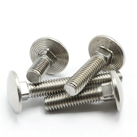 304 Stainless Steel Carriage Bolt DIN603 Semi-circular Head Square Neck Carriage Screw Photovoltaic Accessories