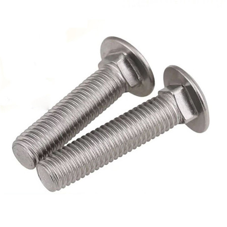 LEITE Large Head Carriage Bolts Double Threaded