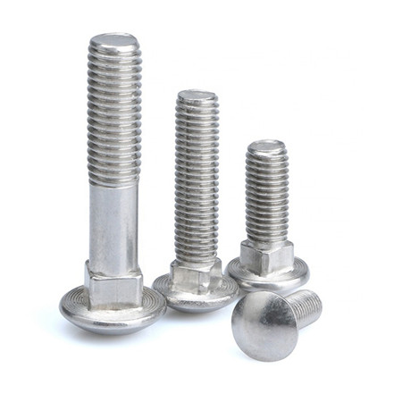 Supply Standard DIN603 ASTM A307 stainless steel carriage bolt