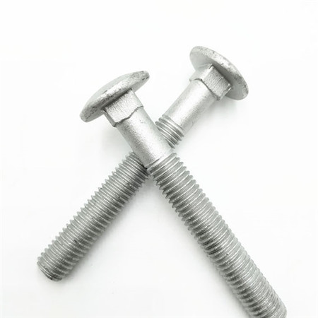 Plain Thru Bolt Stainless Steel Coach Bolt And Nut