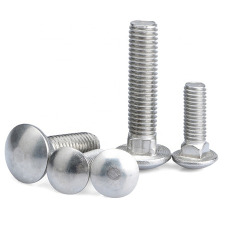 stainless steel ss304 flat head carriage bolt DIN603 M8