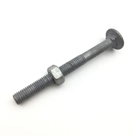 gr8.8 bolts din 603 zinc plated high strength carriage bolt