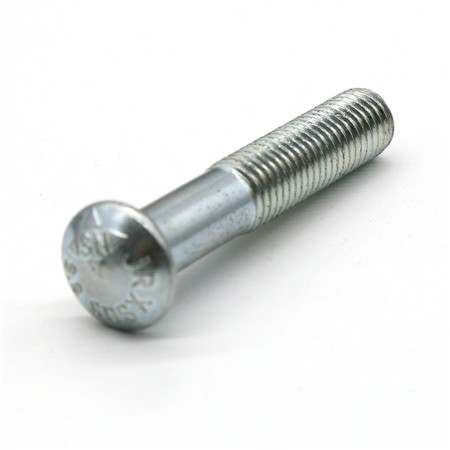 High quality M6 M8 M10 zinc plated flat head square neck coach bolt carriage bolt