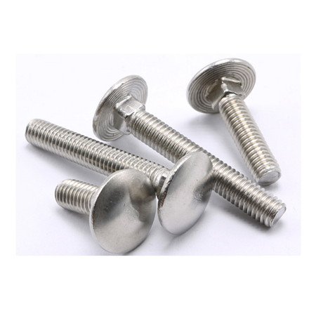 Din603 The Carriage Bolt Galvanized Stainless Fine Thread Carriage Bolt In Wood