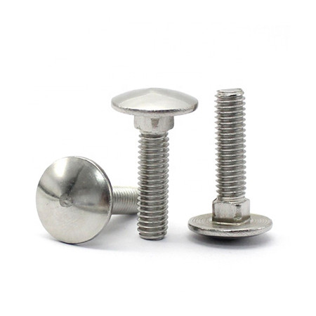 Din 605 zinc plated ribbed neck carriage bolt ansi