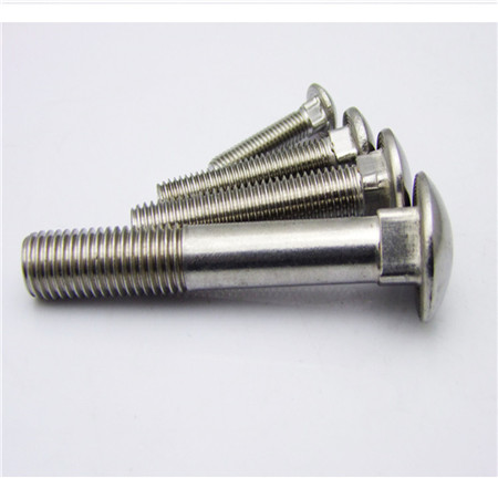 Zinc Finish all sizes ASTM A307 Round Head Carriage Bolt
