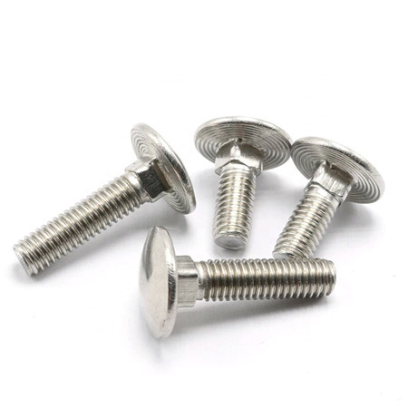 Brass carriage bolts nuts