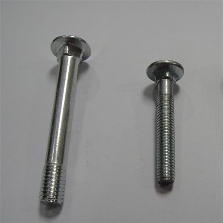 Factory Supply Flat Head Stainless Steel Hardened Steel Carriage Bolt