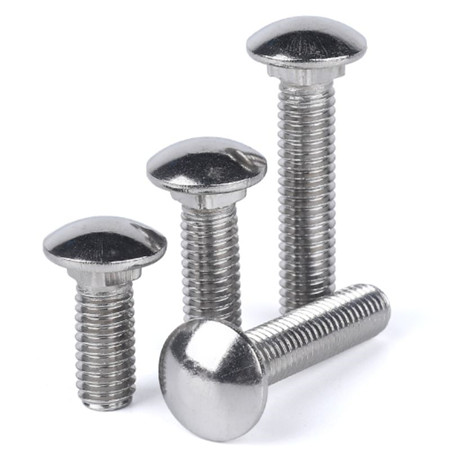 Hot Sale SS304 SS316 Carbon Steel DIN603 Mushroom Head Carriage Bolt M6 M8 M10 M12