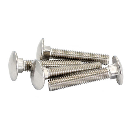 3/8 aluminum flat head din 603 carriage bolt