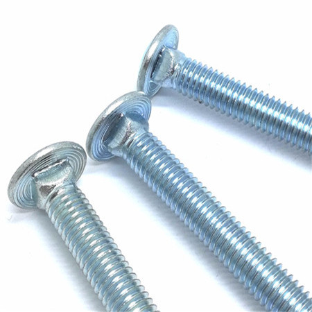 Good Holding Power in Different Materials Durable and Sturdy 1/2-13 x 1-1/2 Grade 5 Carriage Bolts Round Head Square Neck COARSE Zinc 12 
