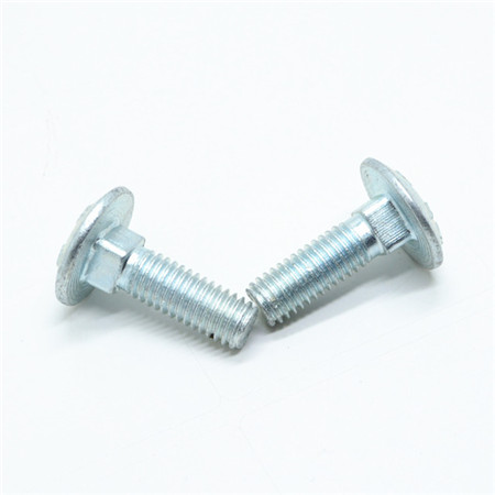 Factory supply discount price curved truss cup square coach bolt galv din603 round head carriage m4 m5 m8 m10