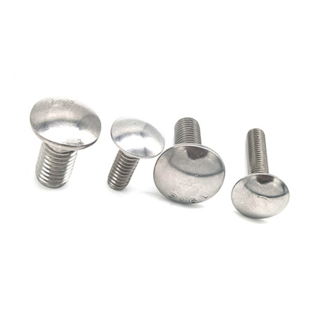 Hot Dip Galvanized square hole long neck m14 chrome carriage bolt DIN603