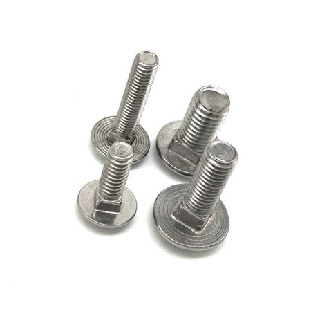 gr4.8 8.8 full thread cup head round head hot dipped galvanized carriage bolts