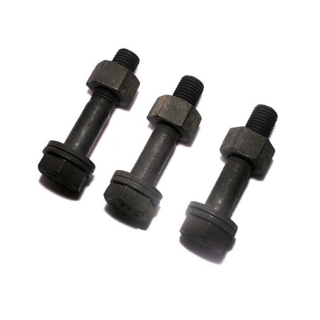 Machine recess black knuiled bolt M8* 38mm