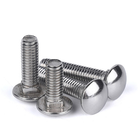 M6 stainless steel flat head all thread carriage bolt