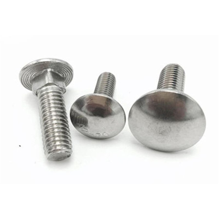 High strength fastener grade 4/5/8.8/10.9 anodized Square head Short Neck black oxide carriage bolts