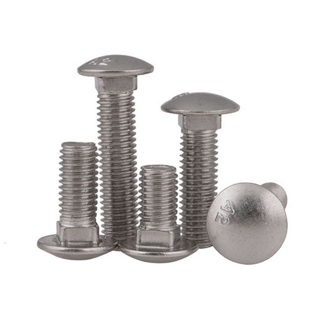 DIN603 flat head long neck square hole carriage bolt stainless steel
