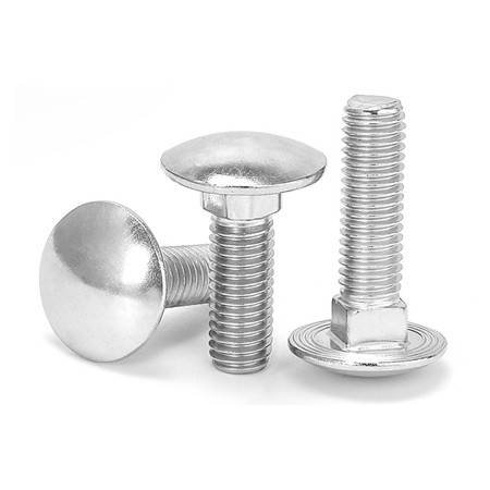 304 Stainless Steel Carriage Bolt DIN603 Semi-circular Head Square Neck Carriage Screw Photovoltaic Accessories