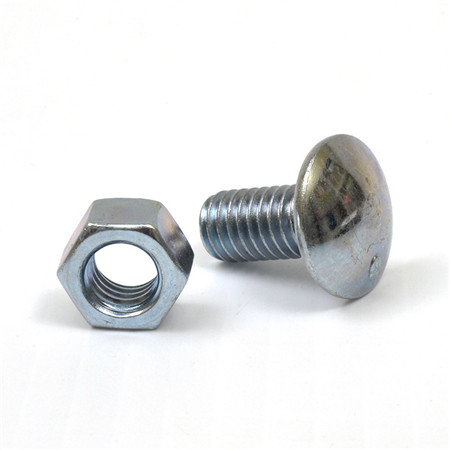 M10 X 50 grade 8.8 zinc steel square neck carriage bolt