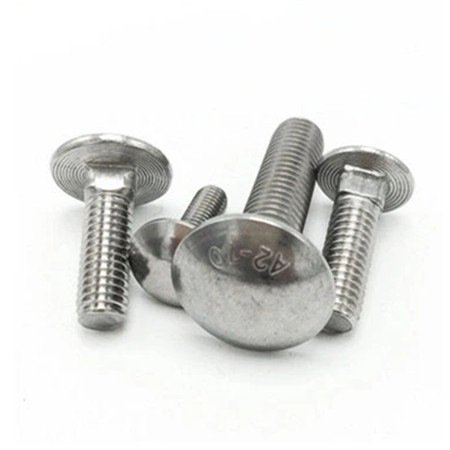 100mm CARRIAGE BOLTS & NUTS M6 M8 M10 Coach Cup Dome Screw Flat Wood Metal Round 
