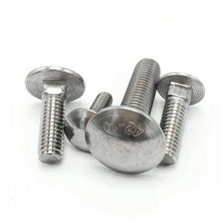 Large half round head square neck carriage bolt