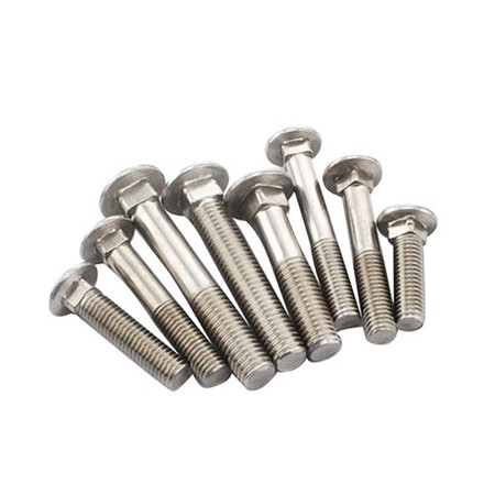 M6, M8, M10, M12 CUP SQUARE BOLTS & NUTS Hexagon Carriage Coach Screw Fixing BZP