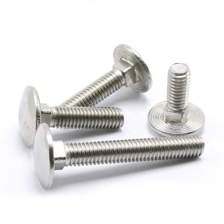 Plain Through Bolt Stainless Steel Square-head Bolt / Coach Bolt