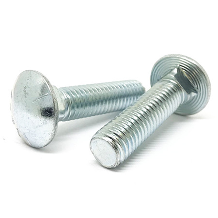 Din933 Carriage Bolt China Fsctory 304 316 Duplex Stainless Steel 2205 Ribbed Neck Carriage Bolt
