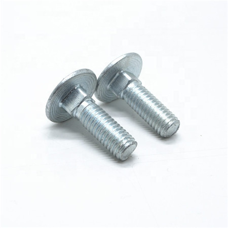 Carriage Bolt And Nut 304 Bolts M10 M12 Screw Flat Head Large Stainless Steel Wood Zinc Brass Black M4 Unc 1/4 * 1 1/2