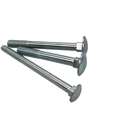 China Fastener stainless steel hdg lowes extra large head plow bolt and nuts 1/2 m4 m5 m8 m6 high strength din603 carriage bolt